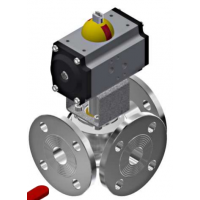 BUROCCO氣動(dòng)球閥開(kāi)-關(guān)，VSP / 3V-FL UNI PN 10/16。漢達(dá)森代理