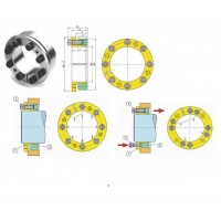 BIKON-Technik聯(lián)軸器1003 45x75用于各個行業(yè)，如風(fēng)力站、鋼廠
