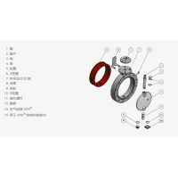 Warex DKZ APS?系列蝶閥，可在 -40 °C 至 +200 °C 的溫度范圍內(nèi)使用