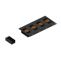 Fischer Elektronik  ICK SMD A 貼片式散熱器，用于電子元件的散熱和熱管理