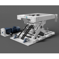PRO-HUB 皮帶升降臺，最大高達 600 mm/s，最大有效載荷 10 t