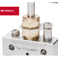 Maximator 閥門 22500psi，閥體有六種不同的設(shè)計(jì)，并可配備調(diào)節(jié)桿