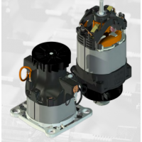 Ankarsrum 通用交流電機(jī)，可提供不同的軸承支架和各種風(fēng)扇設(shè)計