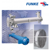 FUNKE 管殼式換熱器，主要用于冷卻潤滑油和液壓油或水的加熱